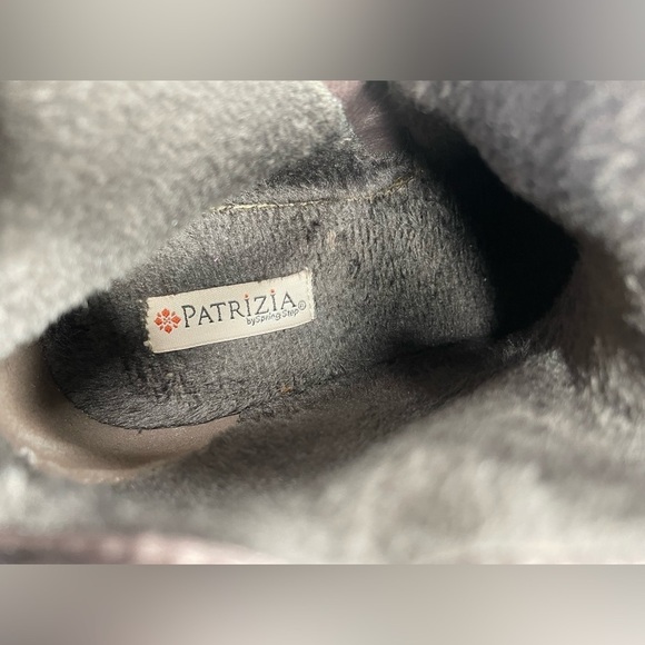 Patrizia Winona Brown Heeled Ankle Leather Boots Tassel Size 38 (7.5) - Picture 8 of 12